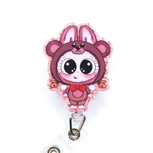 Labubu Acrylic Retractable Badge ID Reel Mix Or Match
